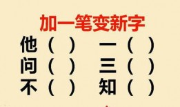 瓜哥吃瓜加一筆變成新字,一筆生新字，揭秘漢字演變之謎