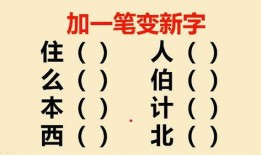 瓜哥吃瓜加一筆變成新字,一筆生新字，揭秘漢字演變之謎